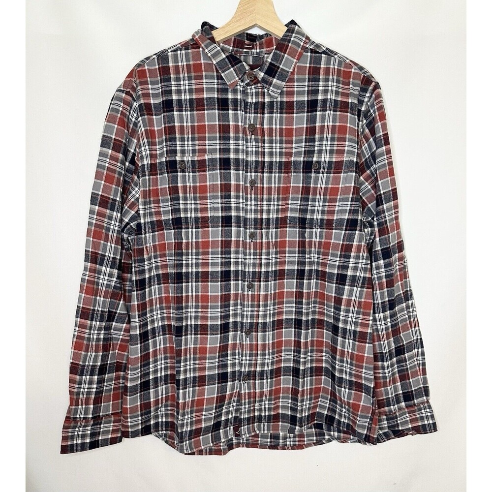 Alesbury 100% Cotton Blue Plaid Button Up Shirt Regular Men's SIZE LARGE NWOT